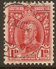 Southern Rhodesia 1931 1d Scarlet. SG16.